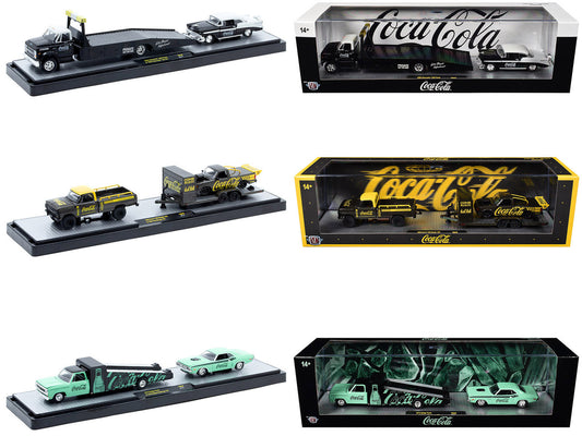 Auto Haulers "Coca-Cola" Set of 3 pieces Release 48 Limited Edition to 4800 pieces Worldwide 1/64 Diecast Models by M2 Machines by M2