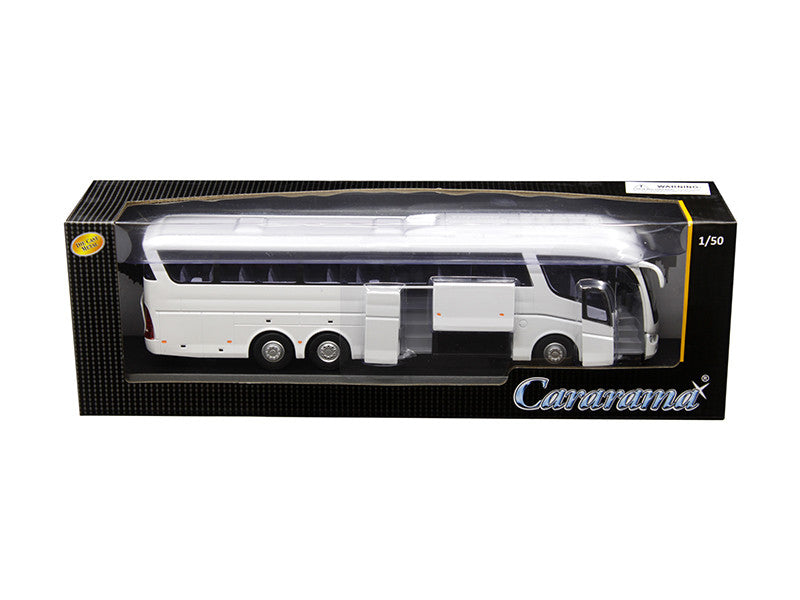 Super Coach Autobus White 1/50 Diecast Model by Cararama-2