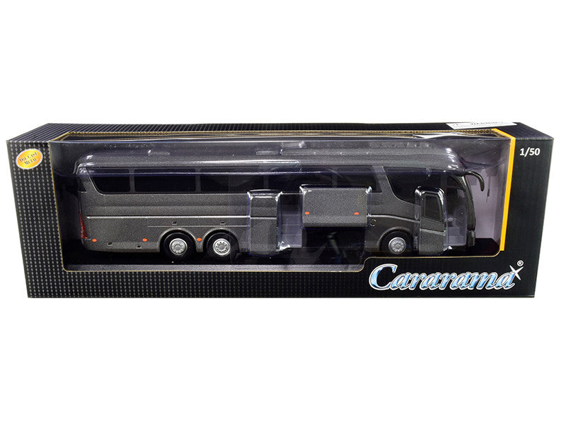 Scania Irizar Pb Bus Dark Gray Metallic 1/50 Diecast Model by Cararama-0