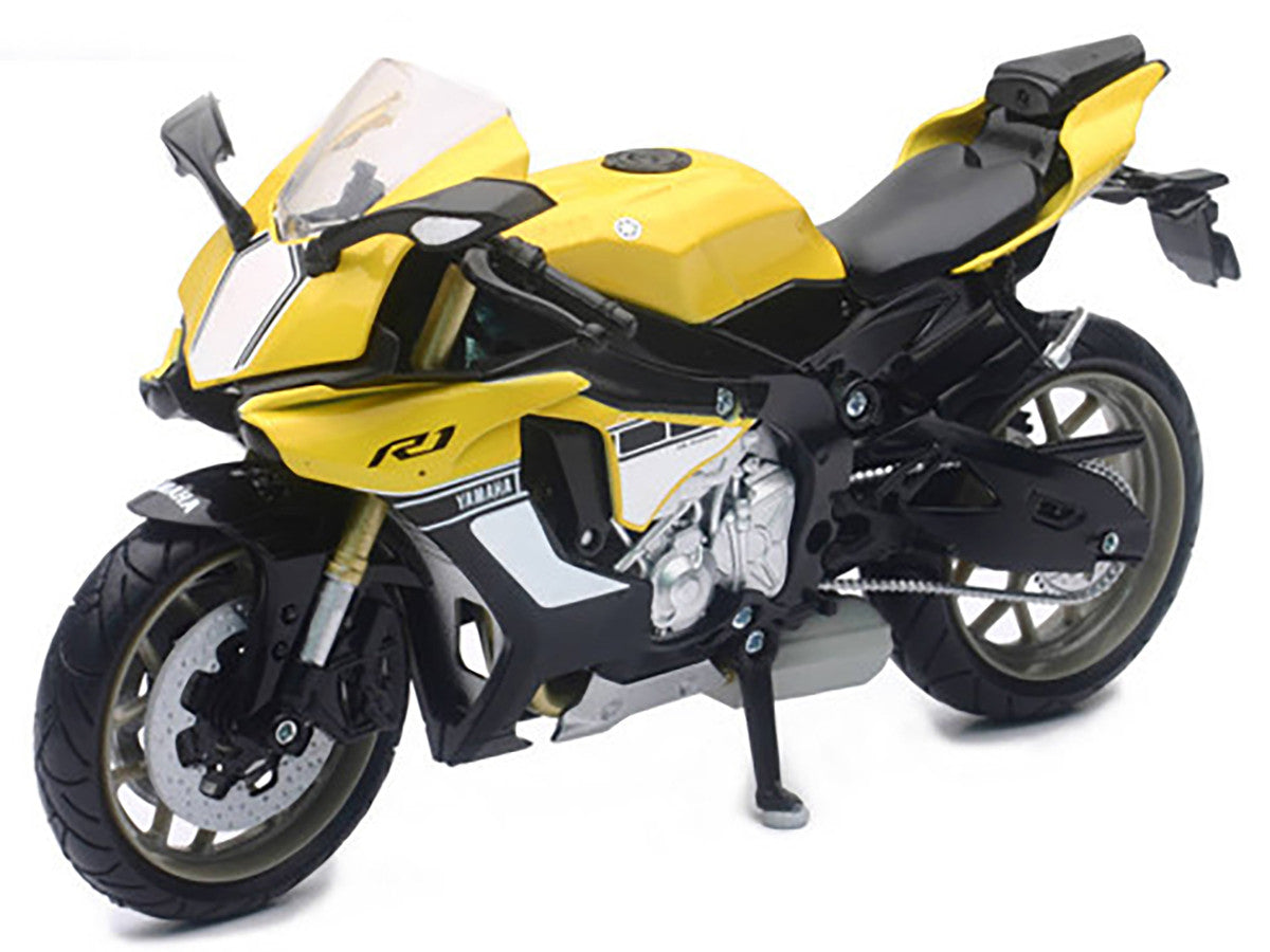 2016 Yamaha YZF-R1 Yellow Motorcycle Model 1/12 by New Ray by New Ray