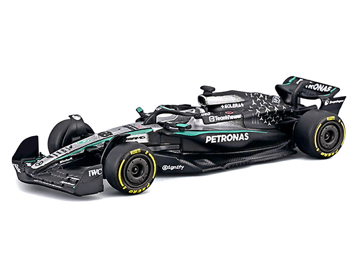 Mercedes AMG F1 W16 E Performance #63 George Russell Formula One F1 World Championship (2025) "Formula Racing" Series 1/64 Diecast Model Car by Bburago by Bburago