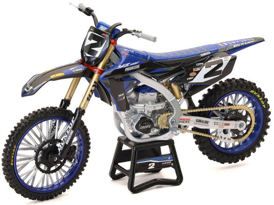 Yamaha YZ450F Motorcycle #2 Cooper Webb "Yamaha Factory Racing" 1/12 Diecast Model by New Ray by New Ray