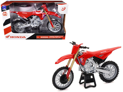 Honda CRF450R Motorcycle Red with Black Accents 1/12 Diecast Model by New Ray by New Ray
