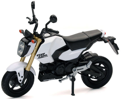 Honda GROM Motorcycle White 1/12 Diecast Model by New Ray by New Ray