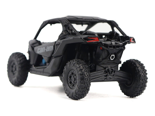 Can-Am Maverick X3 X RS Turbo RR Triple Black with Driver Figure 1/32 Diecast Model by BRP Models by BRP Models