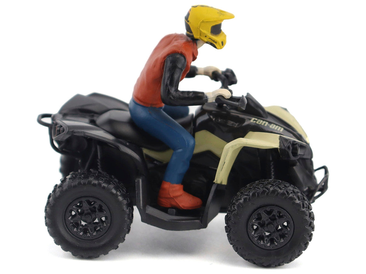Can-Am Renegade X XC 1000R ATV Desert Tan with Driver Figure 1/32 Diecast Model by BRP Models by BRP Models