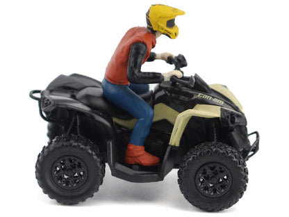 Can-Am Renegade X XC 1000R ATV Desert Tan with Driver Figure 1/32 Diecast Model by BRP Models by BRP Models