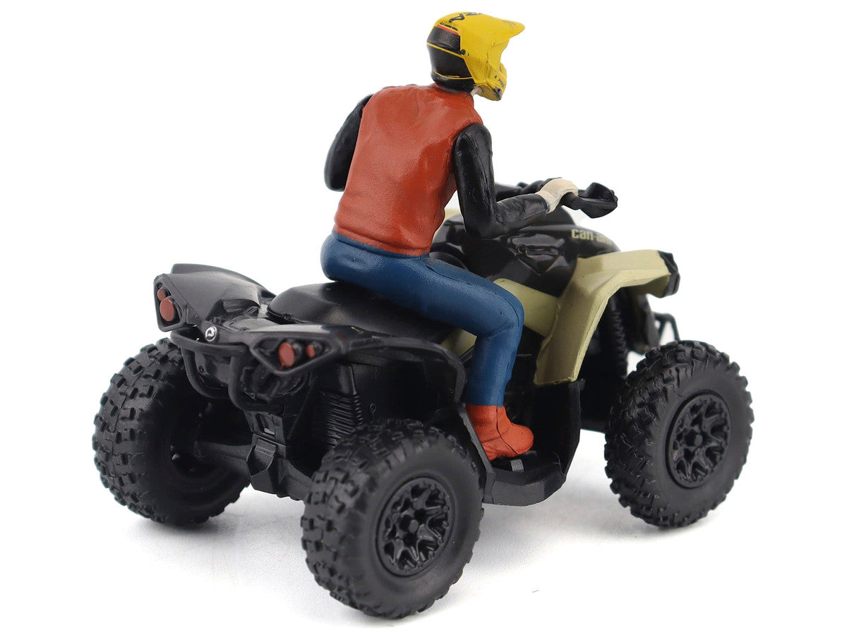 Can-Am Renegade X XC 1000R ATV Desert Tan with Driver Figure 1/32 Diecast Model by BRP Models by BRP Models