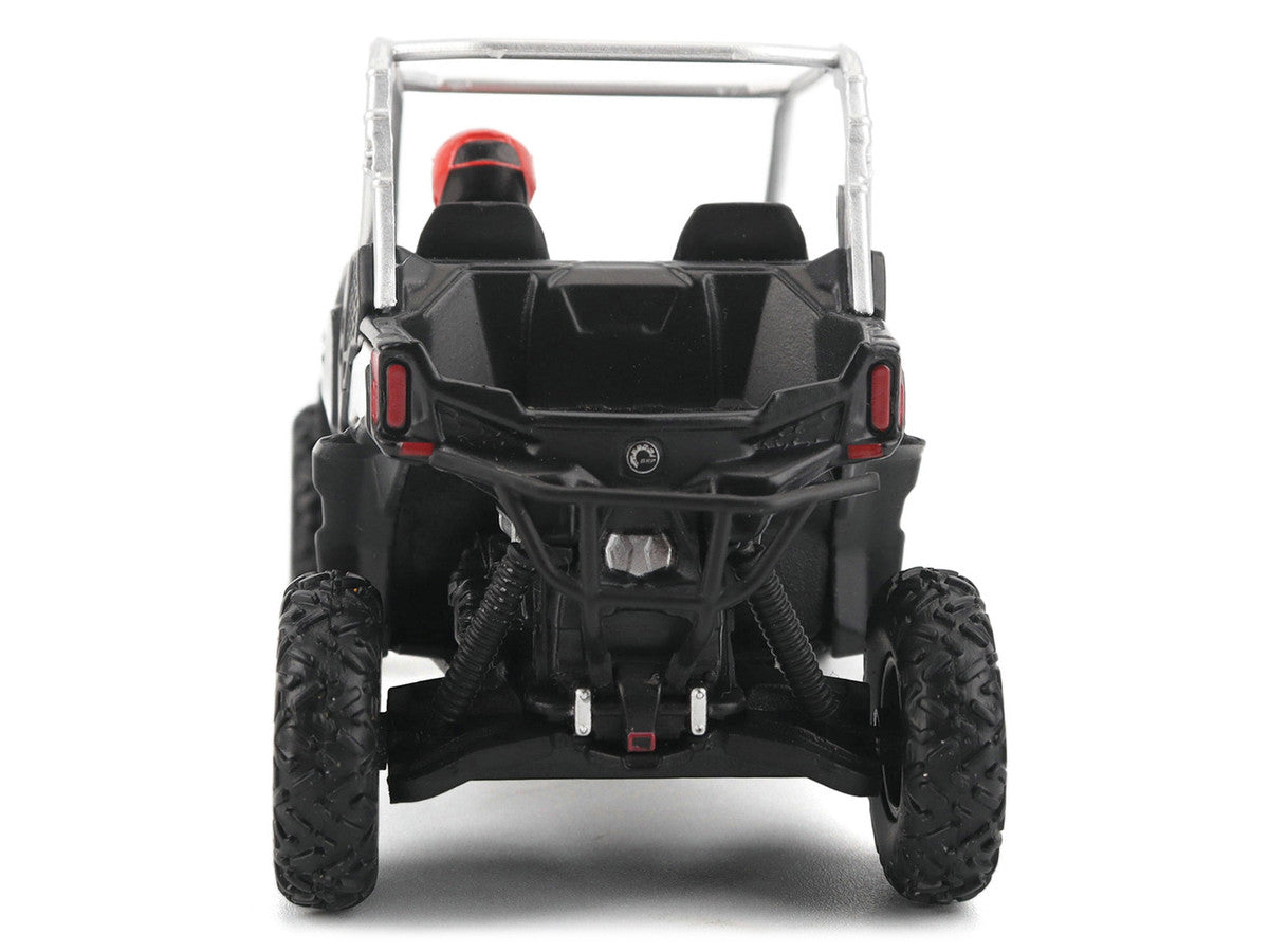 Can-Am Maverick Sport XXC 1000R Silver Metallic and Black with Driver Figure 1/32 Diecast Model by BRP Models by BRP Models