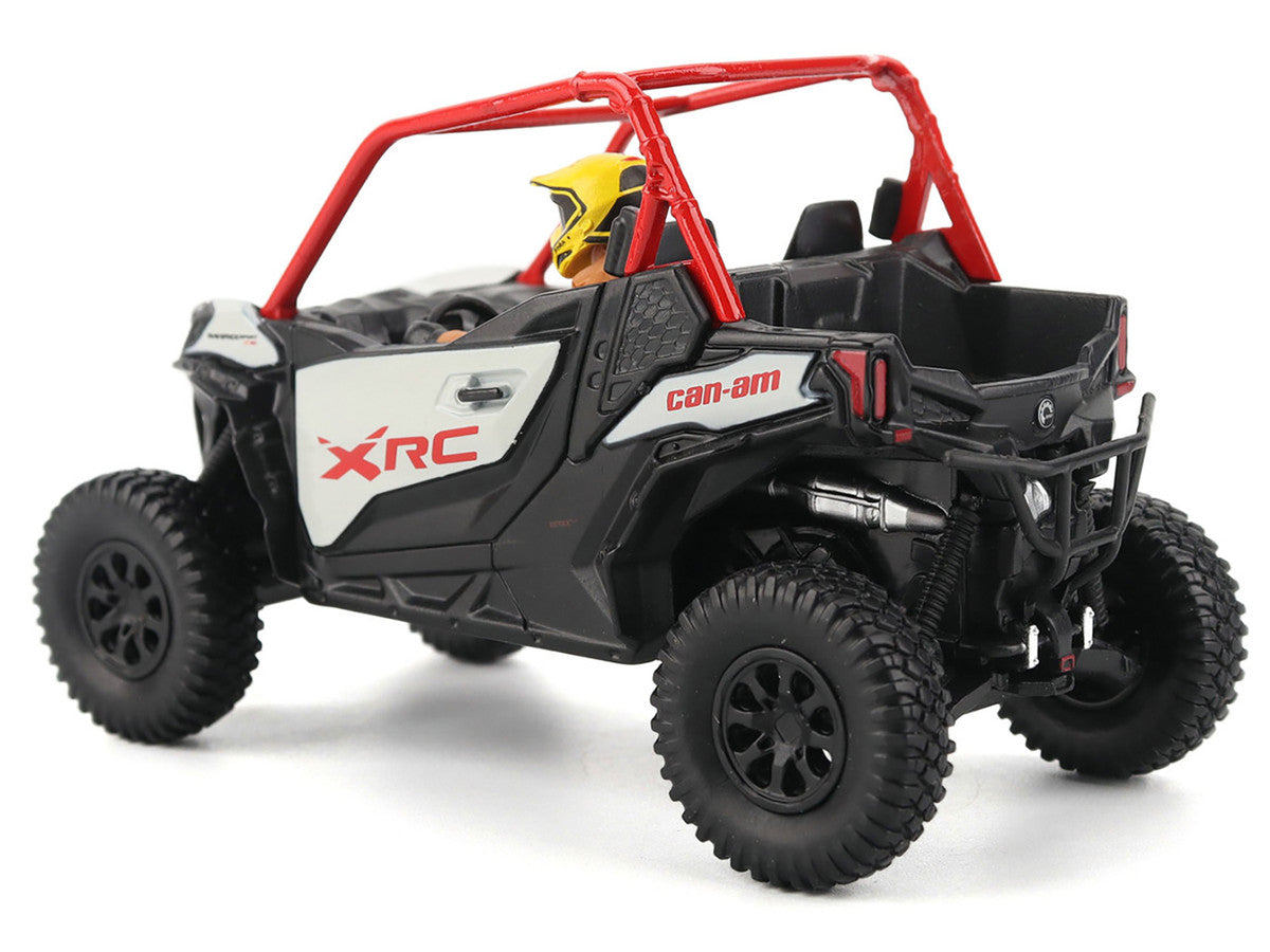 Can-Am Maverick Sport XRC 1000R Red and Gray with Driver Figure 1/32 Diecast Model by BRP Models by BRP Models