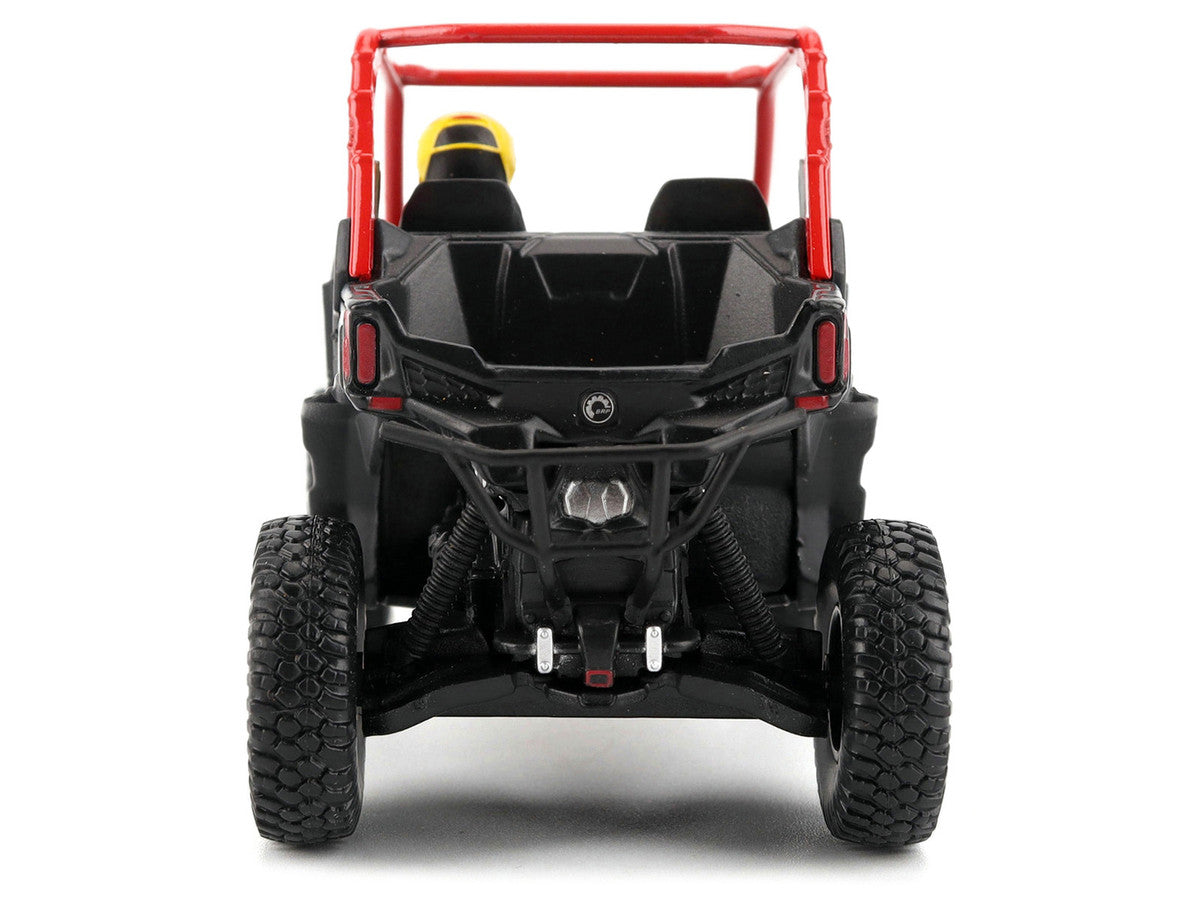 Can-Am Maverick Sport XRC 1000R Red and Gray with Driver Figure 1/32 Diecast Model by BRP Models by BRP Models