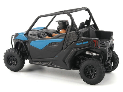 Can-Am Maverick Trail DPS 1000 Blue and Black with Driver Figure 1/32 Diecast Model by BRP Models by BRP Models