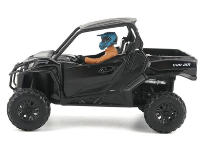 Can-Am Commander XT 1000R Matt Black with Driver Figure 1/32 Diecast Model by BRP Models by BRP Models