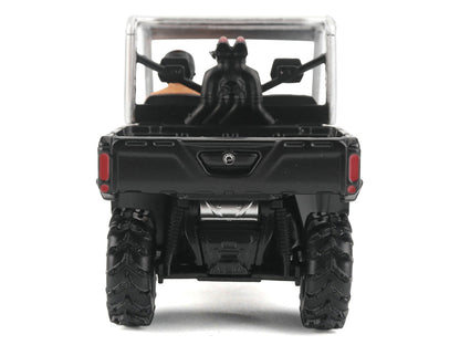Can-Am Defender XMR Silver Metallic and Black with Driver Figure 1/32 Diecast Model by BRP Models by BRP Models