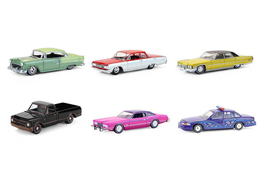 "California Lowriders" Series 7 Set of 6 pieces 1/64 Diecast Model Cars by Greenlight by Greenlight