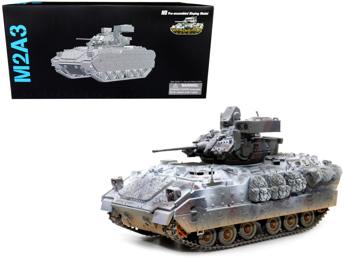 United States M2A3 Bradley IFV (Infantry Fighting Vehicle) Camouflage (Snowy Version) "NEO Dragon Armor" Series 1/72 Plastic Model by Dragon Models by Dragon Models