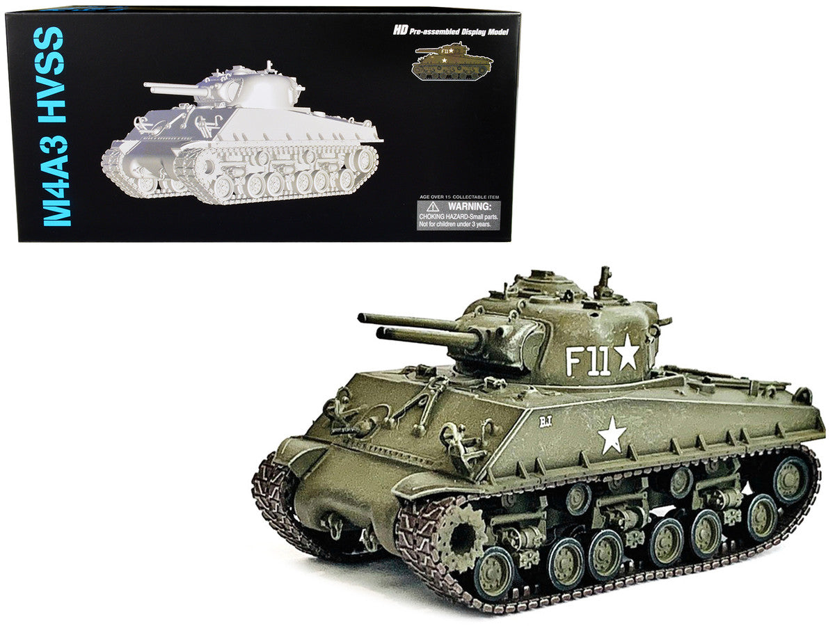 United States M4A3 HVSS POA-CWS-H5 Flamethrower Tank Olive Drab F11 "Korea" (1951) "NEO Dragon Armor" Series 1/72 Plastic Model by Dragon Models by Dragon Models
