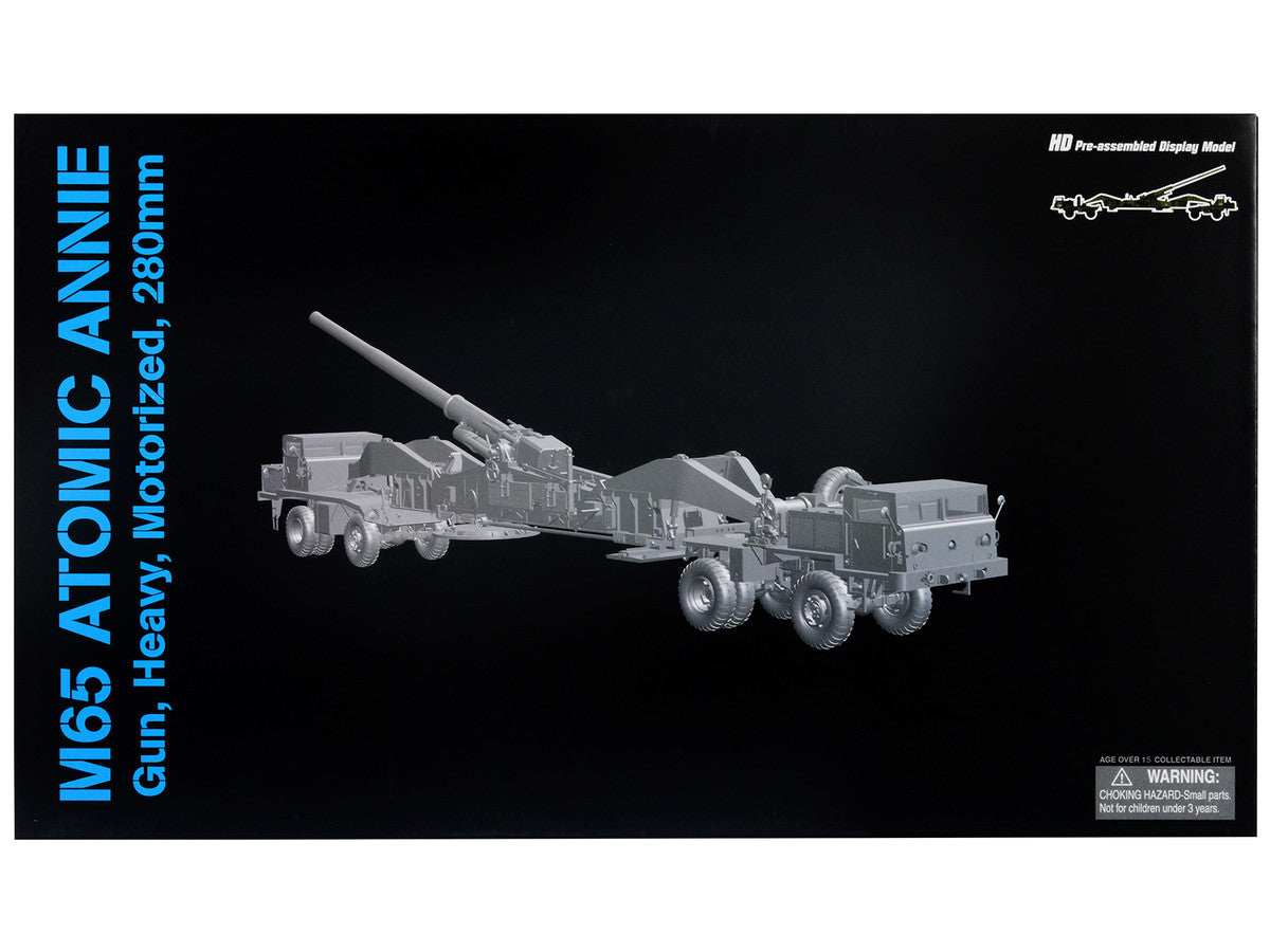 United States M65 Atomic Cannon "Atomic Annie" Artillery Olive Drab "Firing Mode" US Army "NEO Dragon Armor" Series 1/72 Plastic Model by Dragon Models by Dragon Models