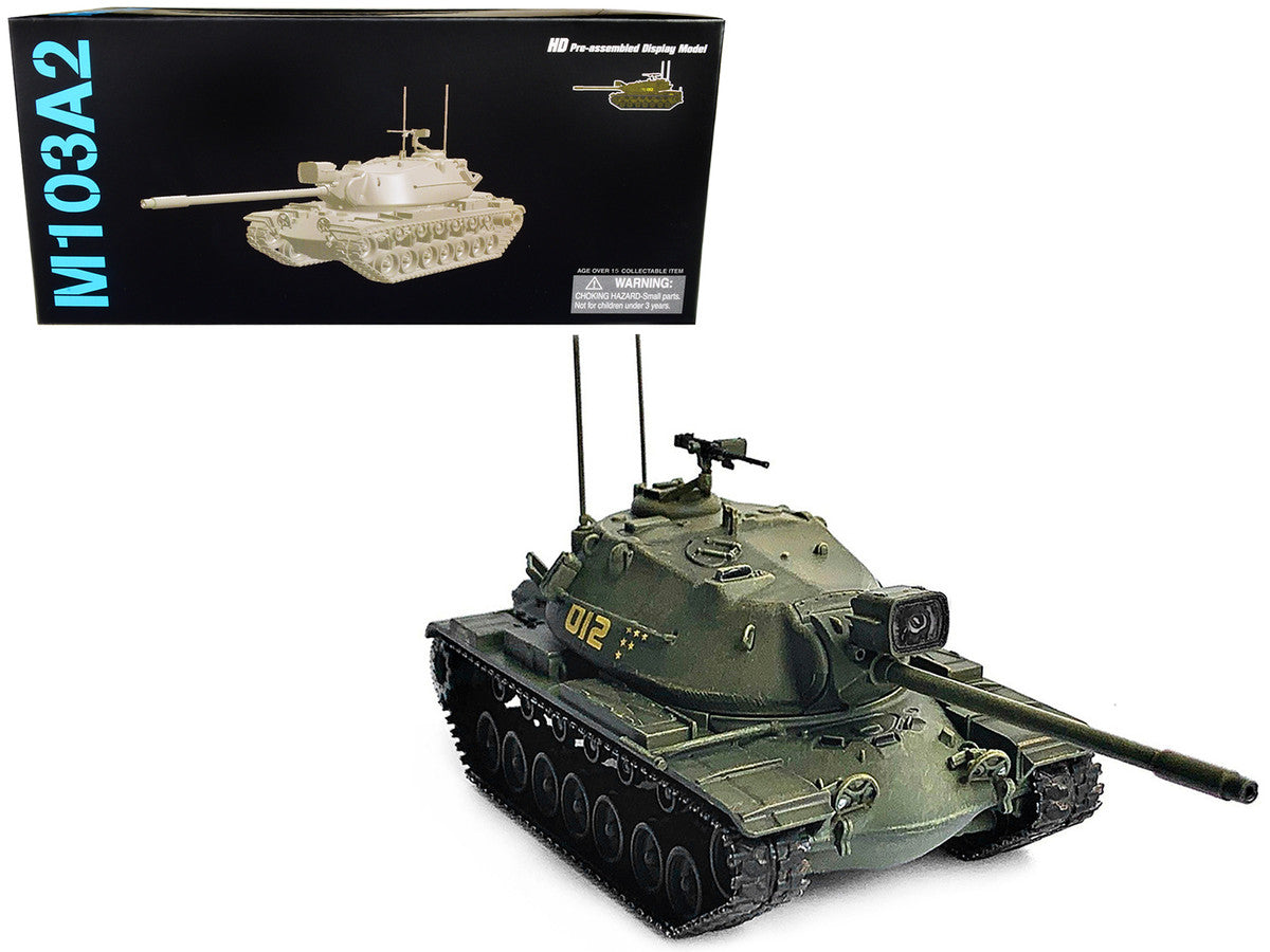 United States M103A2 Heavy Tank D12 Olive Drab "NEO Dragon Armor" Series 1/72 Plastic Model by Dragon Models by Dragon Models