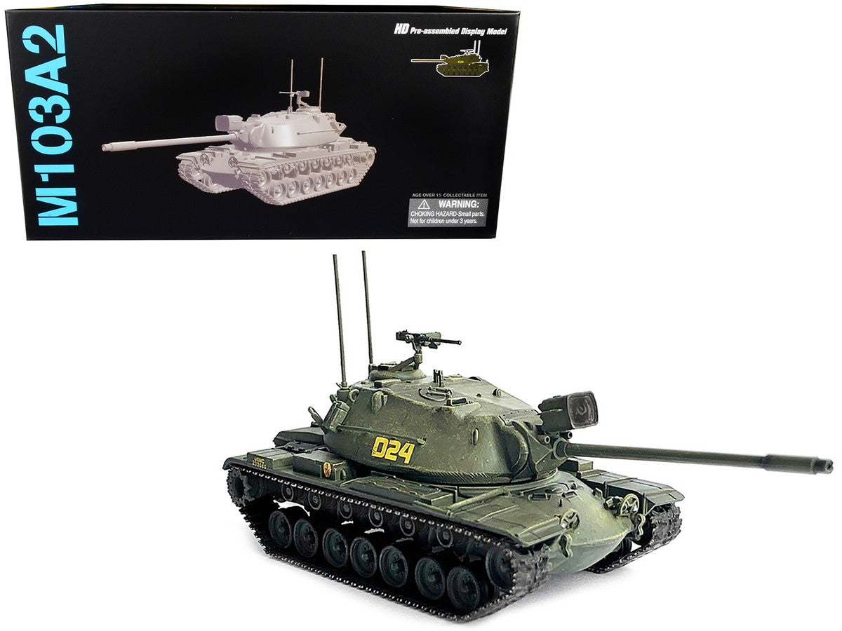 United States M103A2 Heavy Tank D24 Olive Drab "NEO Dragon Armor" Series 1/72 Plastic Model by Dragon Models by Dragon Models