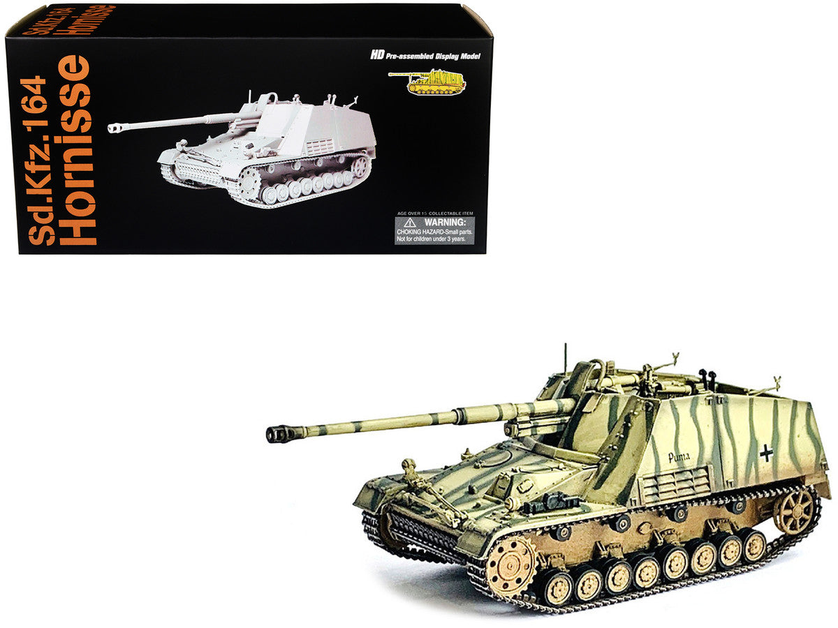 German Sd.Kfz.164 Hornisse "Nashorn" Armored Vehicle "Puma German Army" "NEO Dragon Armor" Series 1/72 Plastic Model by Dragon Models by Dragon Models