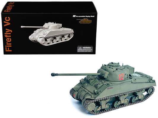 British Sherman Firefly Vc Tank #12 "3 Troop A Sqd. Northamptonshire Yeomanry France" (1944) "NEO Dragon Armor" Series 1/72 Plastic Model by Dragon Models by Dragon Models