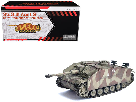 Germany StuG III Ausf. G "Early Production" with Schurzen Tank "Pz.Gren.Div. Totenkopf Kursk" (1943) "NEO Dragon Armor" Series 1/72 Plastic Model by Dragon Models by Dragon Models