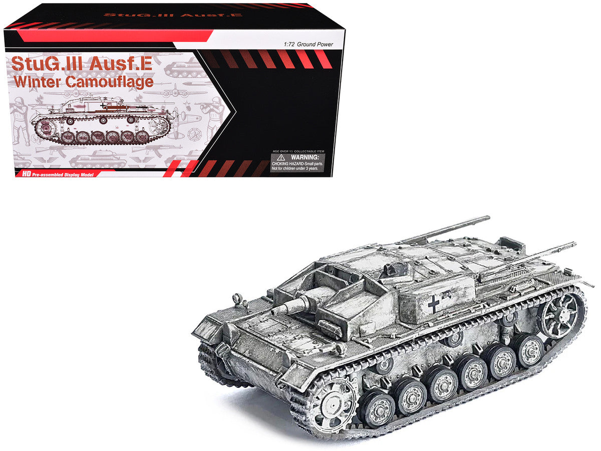 Germany StuG. III Ausf.E Tank Winter Camouflage "StuG.Abt. 202 Russia" (1942) "NEO Dragon Armor" Series 1/72 Plastic Model by Dragon Models by Dragon Models