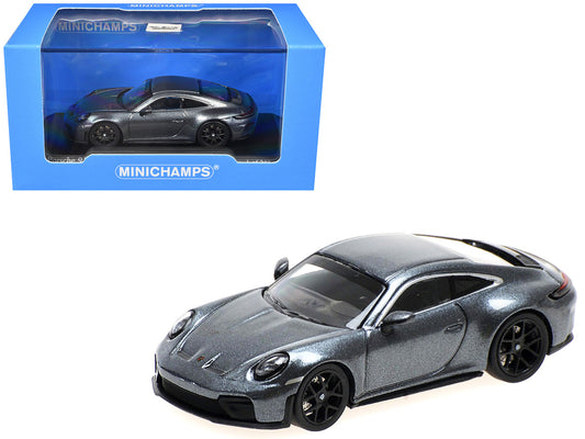 2025 Porsche 911 (992.2) GT3 Touring Gray Metallic Limited Edition to 240 pieces Worldwide 1/64 Diecast Model Car by Minichamps by Minichamps