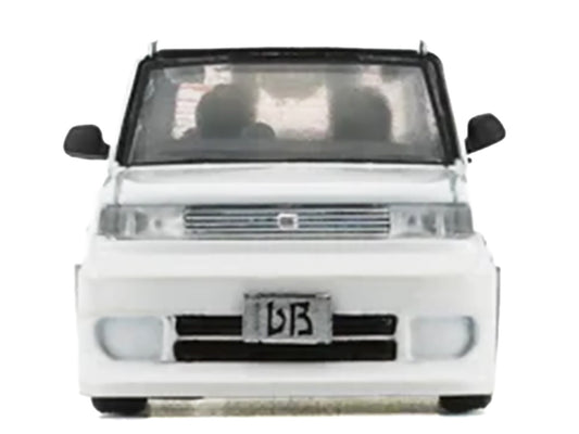 Toyota bB 2000 Van White with Extra Accessories 1/64 Diecast Model Car by BM Creations by BM Creations