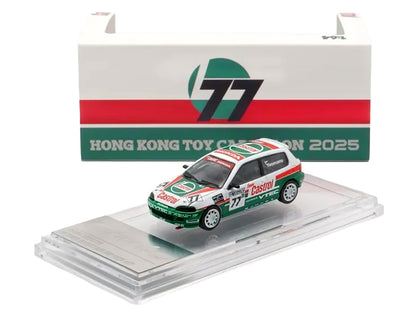 Honda Civic EG6 RHD (Right Hand Drive) #77 Team Castrol "National Saloon Car Cup" (1993) 1/64 Diecast Model Car by BM Creations by BM Creations