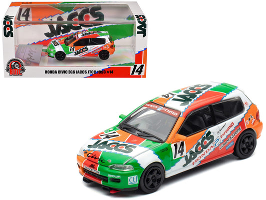 Honda Civic EG6 RHD (Right Hand Drive) #14 JACCS "Japanese Touring Car Championship" (1993) 1/64 Diecast Model Car by BM Creations by BM Creations