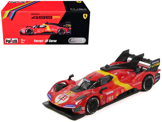 Ferrari 499P #51 James Calado - Antonio Giovinazzi - Alessandro Pier Guidi "Ferrari AF Corse" Winner "24 Hours of Le Mans" (2023) 1/64 Diecast Model Car by Polistil by Polistil