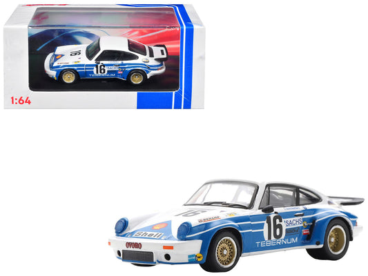 Porsche 911 Carrera RSR 3.0 #16 Clemens Schickentanz - Hartwig Bertrams "Joest Racing - Tebernum Racing" "24 Hours of Le Mans" (1975) 1/64 Model Car by Spark by Spark