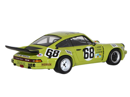 Porsche 911 Carrera RSR 3.0 #68 Guy Verrier - Florian Vetsch - Jean-Robert Corthay "24 Hours of Le Mans" (1975) 1/64 Model Car by Spark by Spark