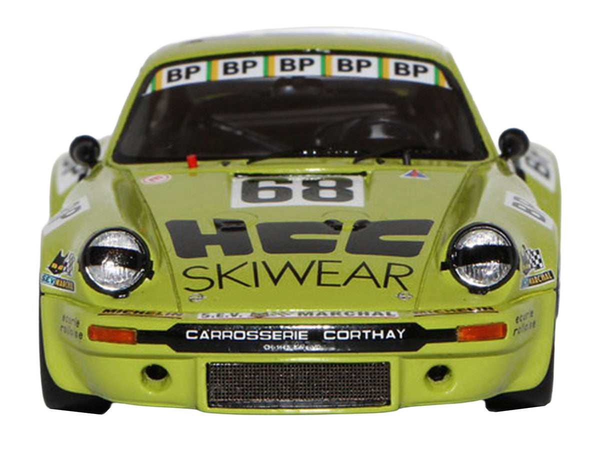 Porsche 911 Carrera RSR 3.0 #68 Guy Verrier - Florian Vetsch - Jean-Robert Corthay "24 Hours of Le Mans" (1975) 1/64 Model Car by Spark by Spark