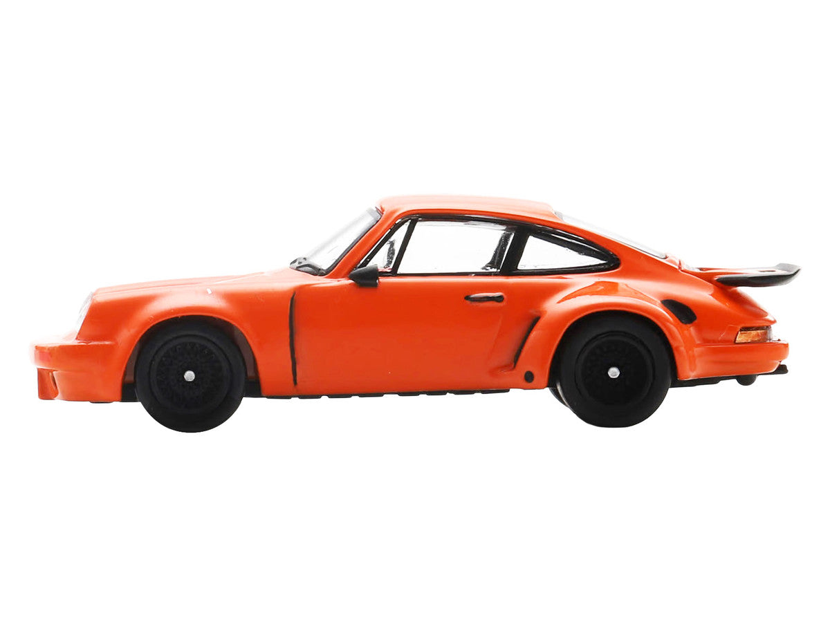 1974 Porsche 911 Carrera RSR 3.0 Orange 1/64 Model Car by Spark by Spark