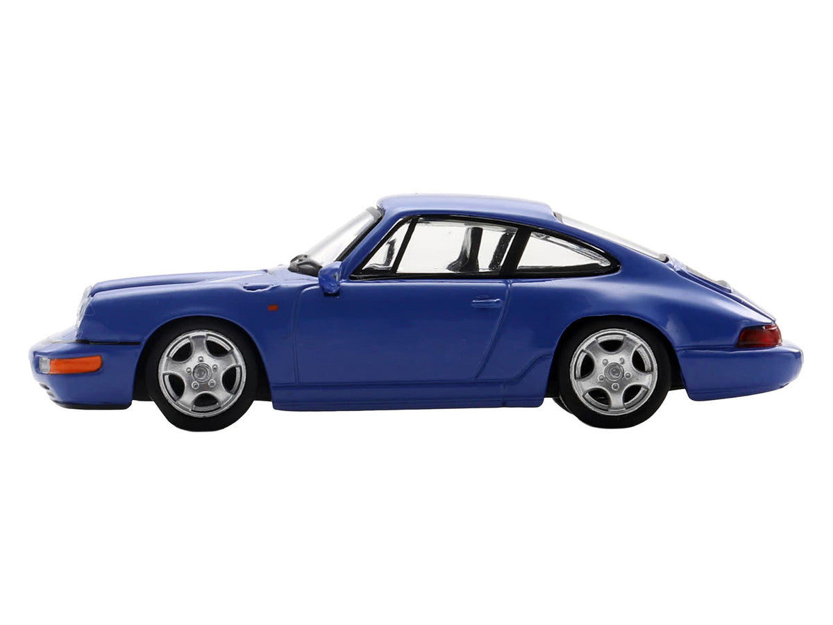 1992 Porsche 911 Carrera RS 3.6 Blue 1/64 Model Car by Spark by Spark