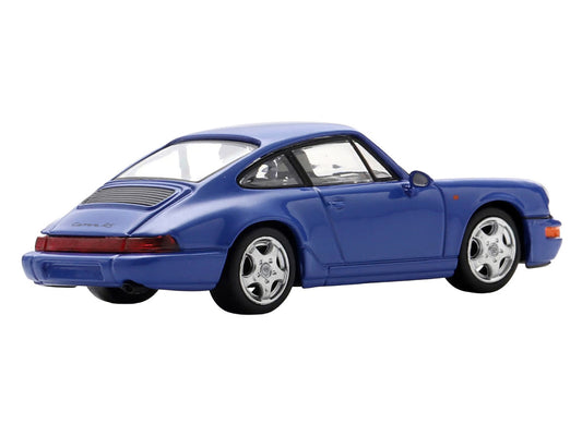 1992 Porsche 911 Carrera RS 3.6 Blue 1/64 Model Car by Spark by Spark