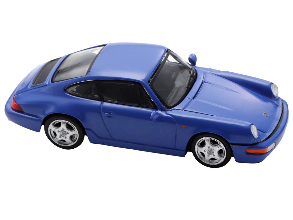 1992 Porsche 911 Carrera RS 3.6 Blue 1/64 Model Car by Spark by Spark