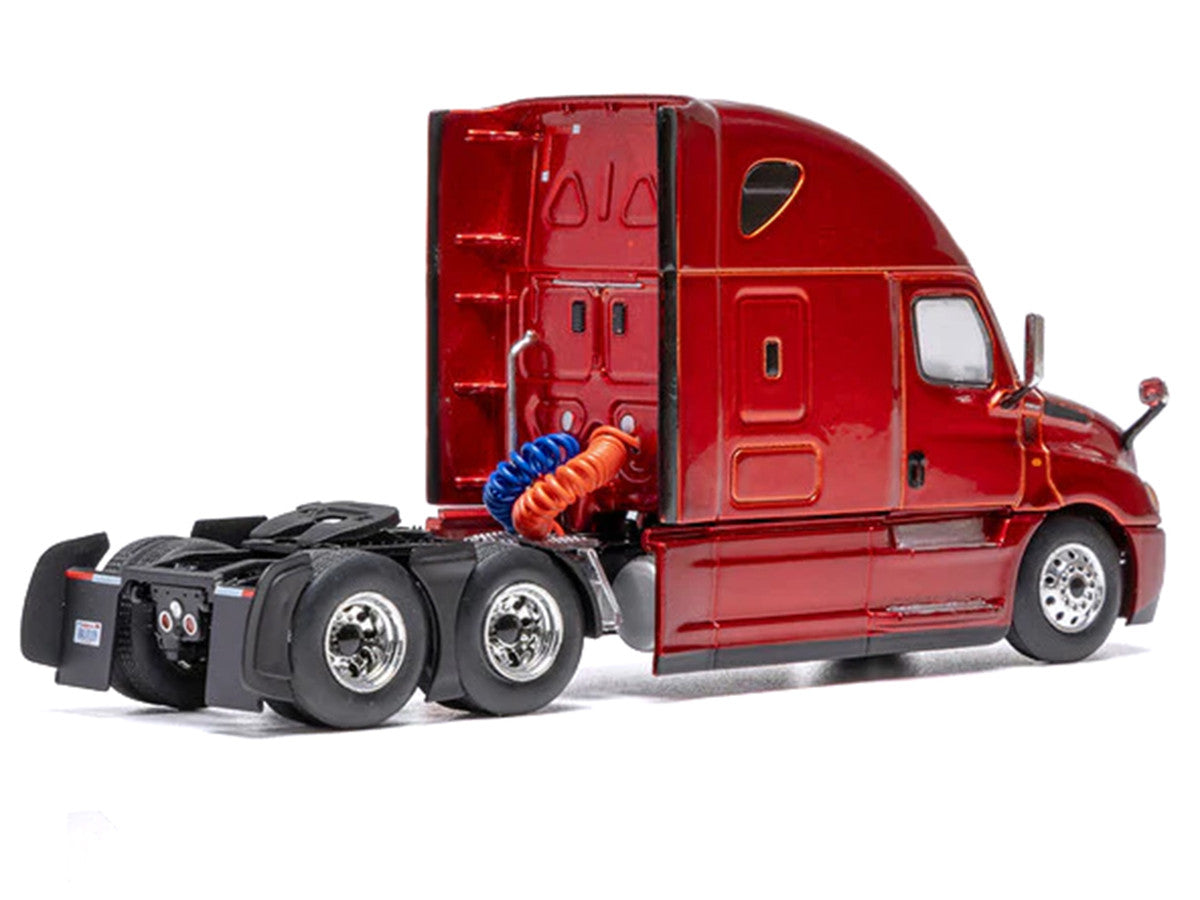 2018 Freightliner Cascadia Truck Tractor Red Metallic 1/64 Diecast Model by IXO Models by IXO
