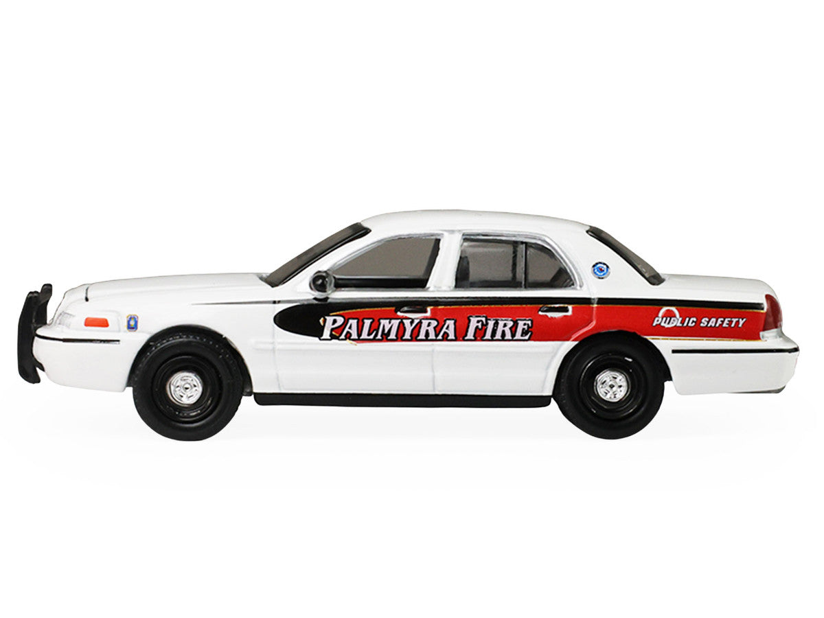 2011 Ford Crown Victoria "Palmyra Pennsylvania Citizen's Fire Company" White with Graphics "Fire & Rescue" Series #5 1/64 Diecast Model Car by Greenlight by Greenlight