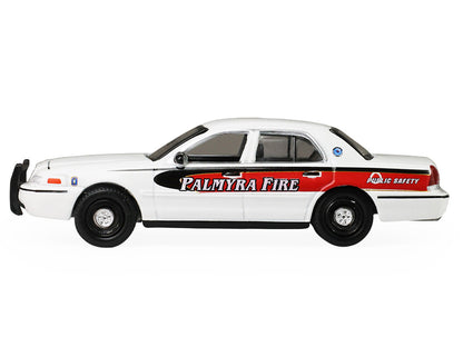 2011 Ford Crown Victoria "Palmyra Pennsylvania Citizen's Fire Company" White with Graphics "Fire & Rescue" Series #5 1/64 Diecast Model Car by Greenlight by Greenlight