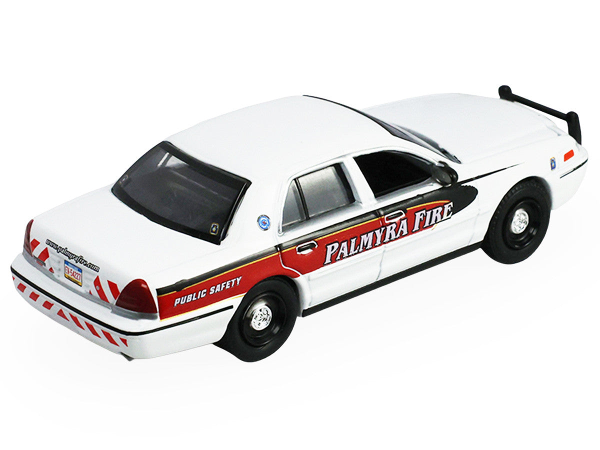 2011 Ford Crown Victoria "Palmyra Pennsylvania Citizen's Fire Company" White with Graphics "Fire & Rescue" Series #5 1/64 Diecast Model Car by Greenlight by Greenlight
