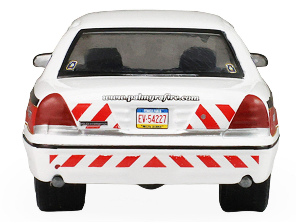 2011 Ford Crown Victoria "Palmyra Pennsylvania Citizen's Fire Company" White with Graphics "Fire & Rescue" Series #5 1/64 Diecast Model Car by Greenlight by Greenlight