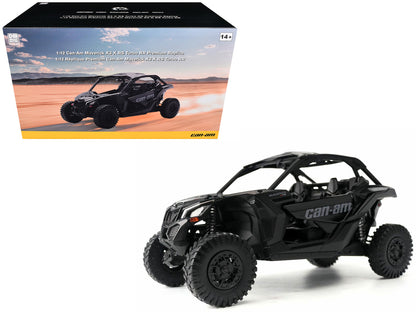 Can-Am Maverick X3 X RS Turbo RR Black 1/12 Diecast Model by BRP Models by BRP Models