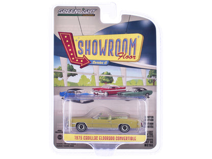 1975 Cadillac Eldorado Convertible Florentine Gold Firemist "Showroom Floor" Series 6 1/64 Diecast Model Car by Greenlight by Greenlight