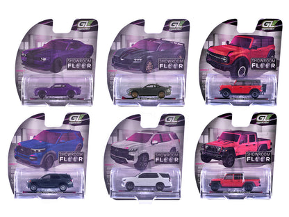 "Showroom Floor" Series 7 Set of 6 Cars 1/64 Diecast Model Cars by Greenlight by Greenlight