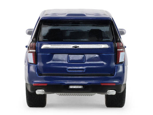2024 Chevrolet Tahoe Midnight Blue Metallic "Auto Mall" Series 8 1/64 Diecast Model Car by Greenlight by Greenlight