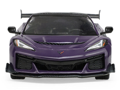 2025 Chevrolet Corvette ZR1 Hysteria Purple Metallic with Carbon Top "Auto Mall" Series 8 1/64 Diecast Model Car by Greenlight by Greenlight